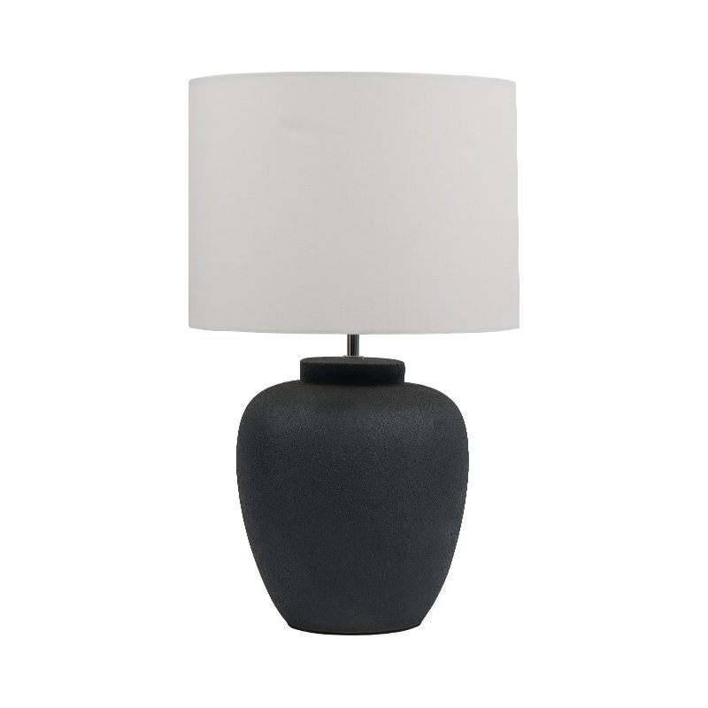 Keramisk krukke retro ny kinesisk stil nattbordlampe