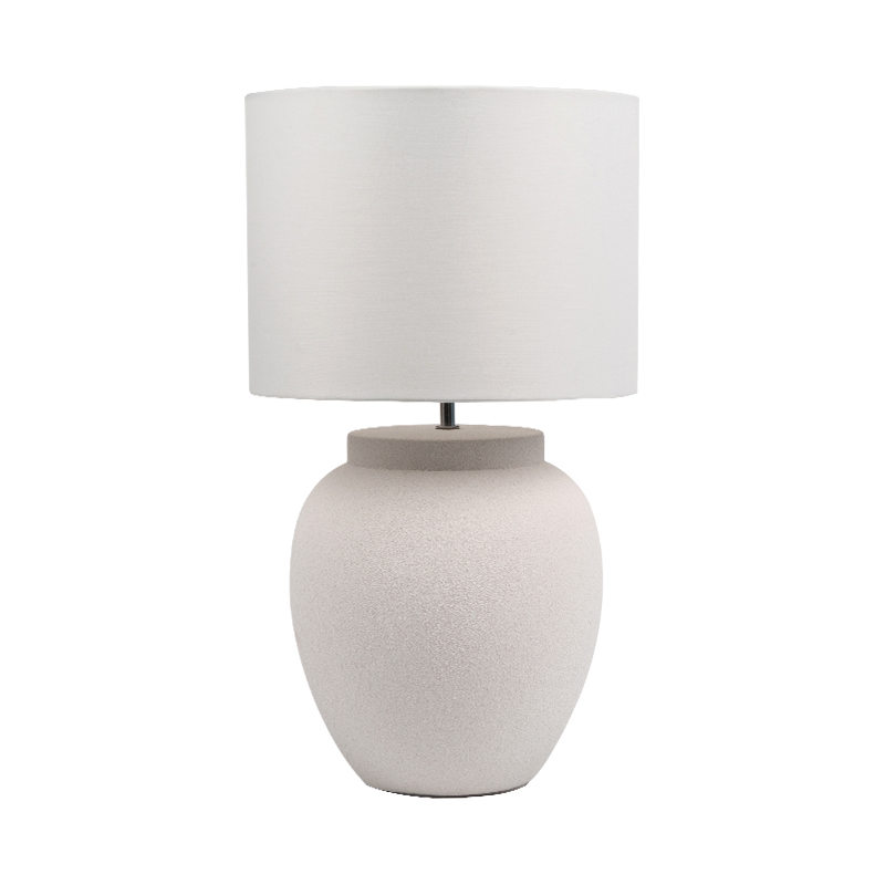 Kinesisk stil grov keramisk stue hotell dekorativ bordlampe