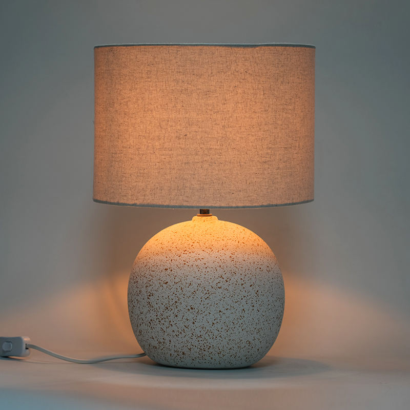 Japansk stil keramisk bordlampe retro nattelampe
