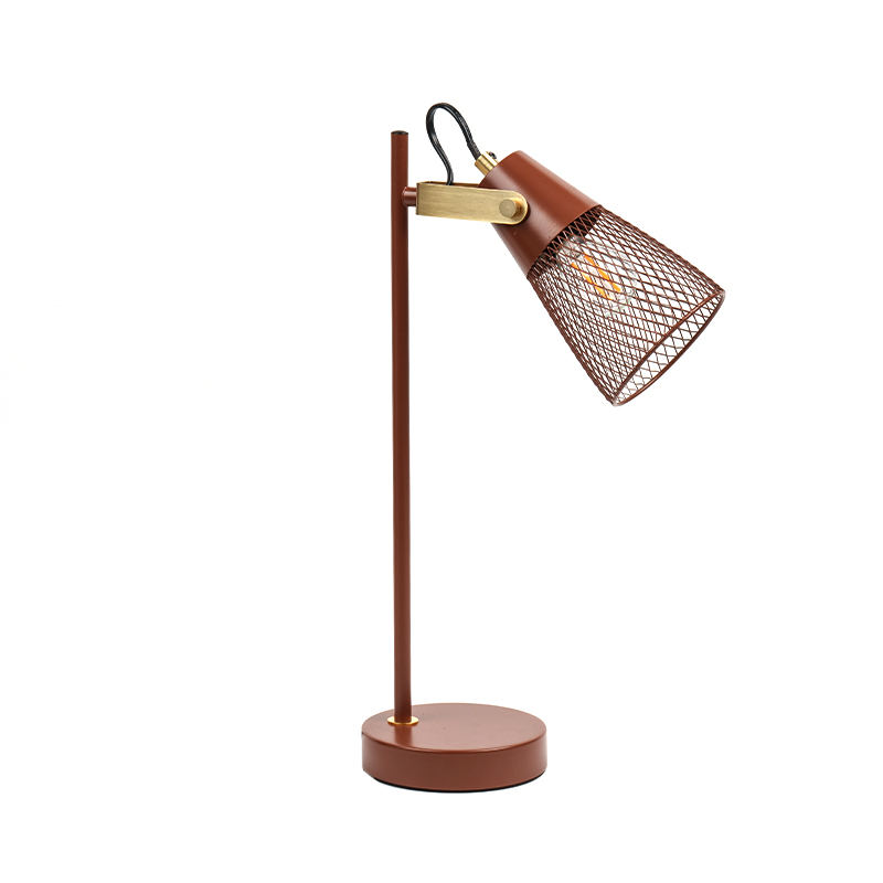 Hotell soverom metall hul jernbordlampe