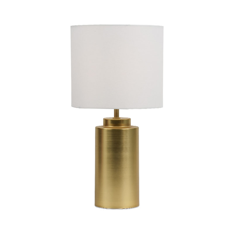 Enkel og elegant metallbordlampe