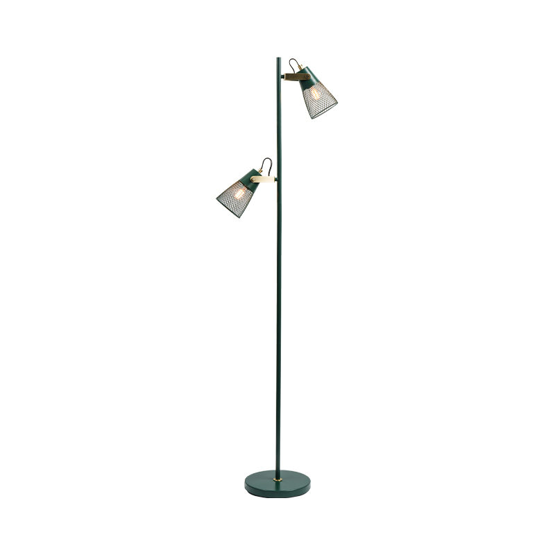 Industriell stil smijernsmetall gulvlampe