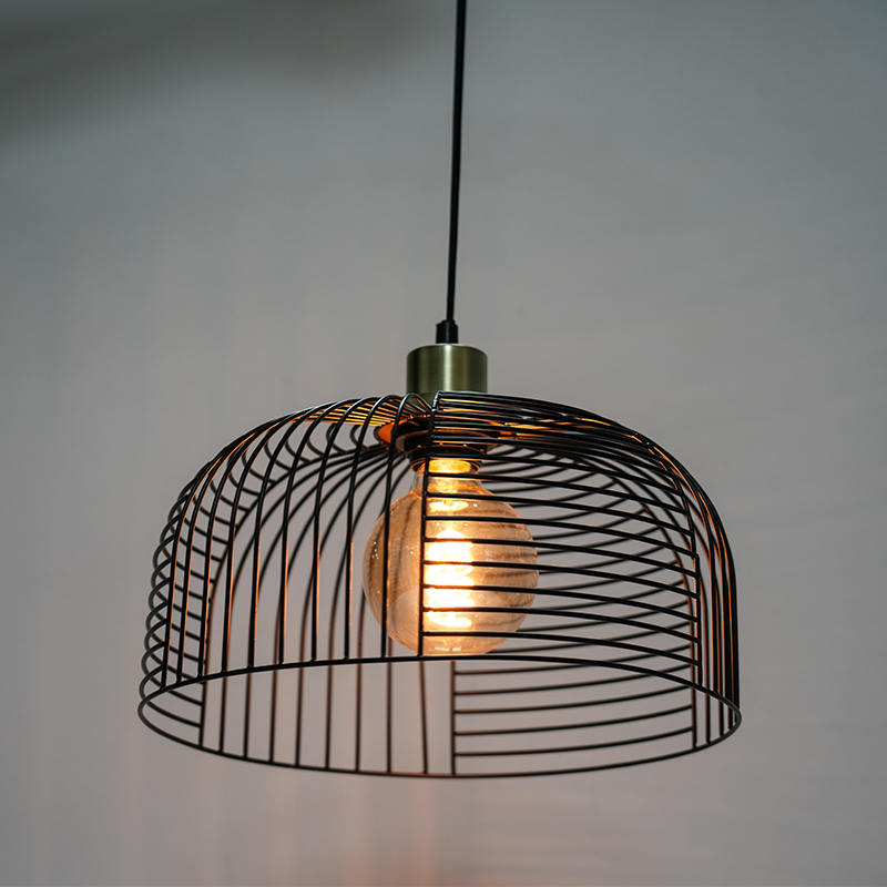 Birdcage lys lekkende jernlysekrone