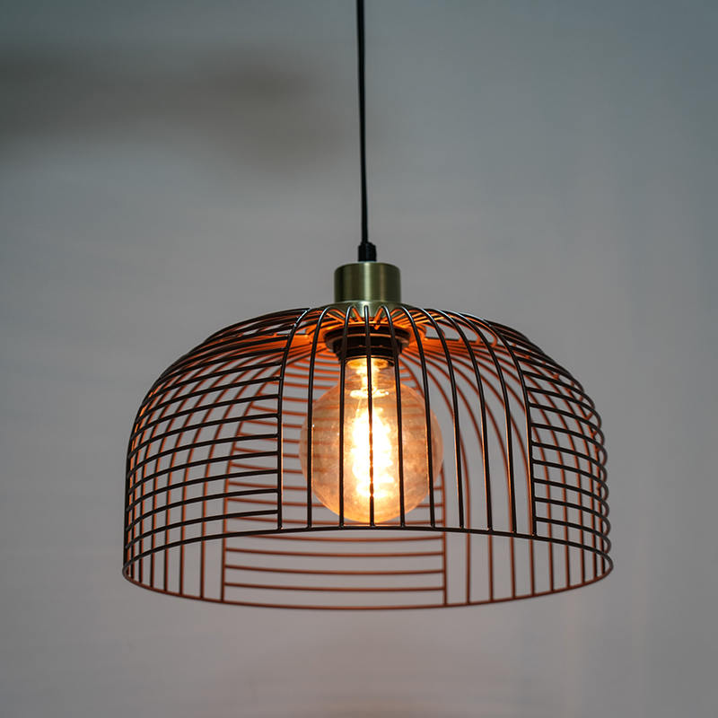Birdcage lys lekkende jernlysekrone