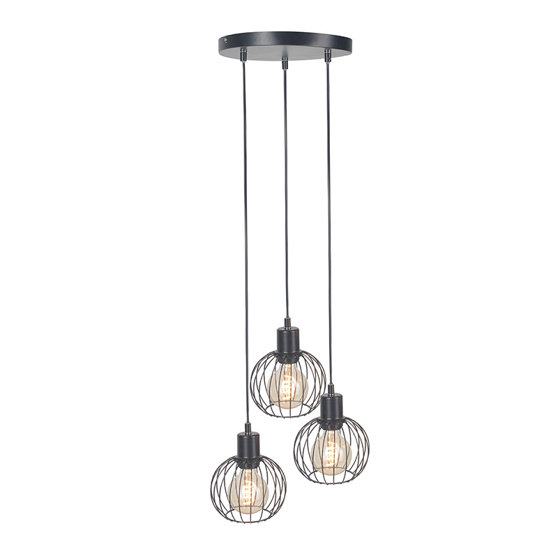 Trehodet lyktes lysekrone