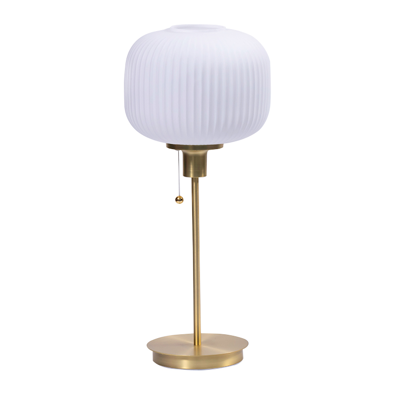 Metall enkel bordlampe