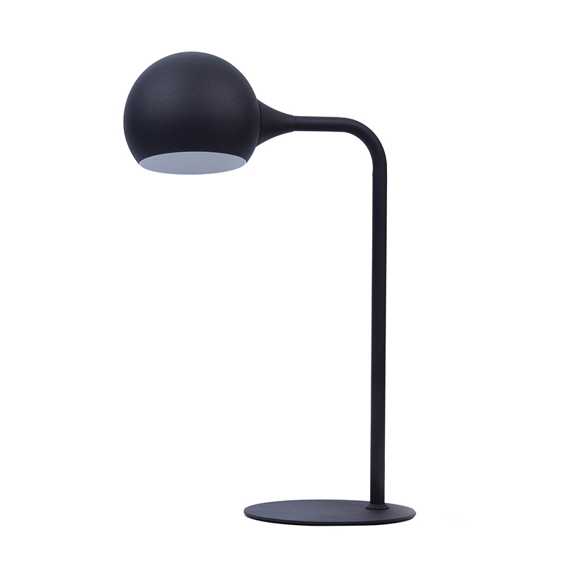 Metall enkel bordlampe